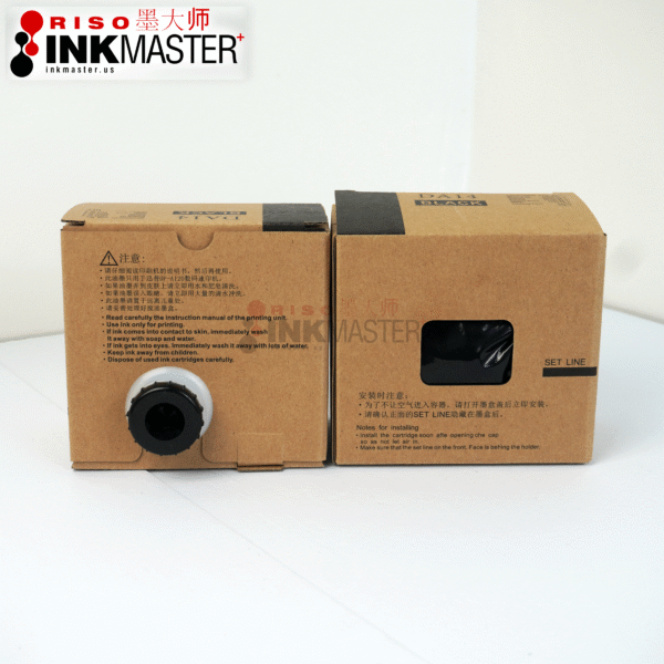 DA14 Ink, Two (2) Cartridges DA-14 compatible with Duplo DPA-120 and DPA-100 Machines Riso