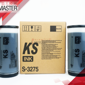 Two (2) pcs KS Compatible 800mL Black Ink Tubes for RISOs KS series Machines