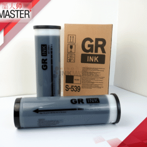 2pcs GR Ink Black 1000mL for GR/RA/RC Risograph Machines by RISOs Ink Master