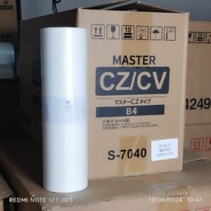 MASTER CV/CZ S B4 Roll (ONE 1 Roll, with Chip, NO Box) For CV1200, CV3230, CV3030, CZ180, CZ230, KZ30 other CV/CZ RISOs