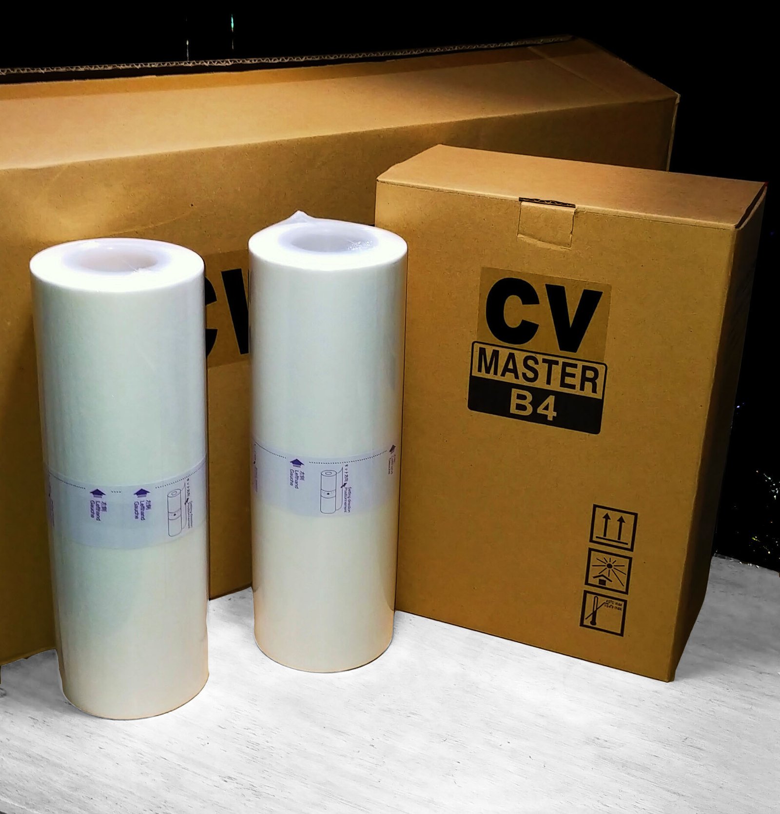 CV Master, Two (2) Rolls, 220 cuts (100m) Compatible with CV1200 for use in CV RISOs Series Duplicators