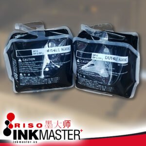 DU14LE/DS14L 2-pcs Black DUPLOcator Ink Compatible With DUPLOs DU14LE and DS14L