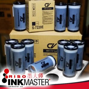 CV ink, Ten (10) Tubes, JAPAN/STD Compatible 800mL Black for CV1200 CV1860 CV3030 CV3130 CV3230 and other CZ/CV/KZ Series RISOs Machines