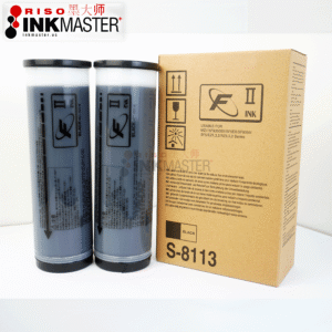 F-Type/F Ink, Ten (10) RISOs Compatible Black 1000ML for F/FII/SF Series RISOs Machine