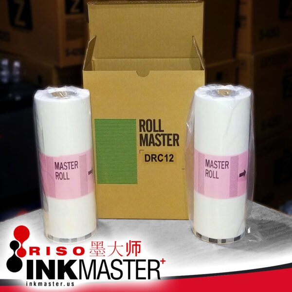2pcs DRC12 DR-C12 DRC-12 B4 Master Rolls for Duplo DP-A120 DPA120 DPA-120 DP-C120 DP-C125 DP-C100 Duplicator Machines