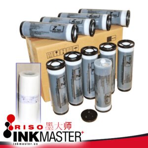 10pcs Z-type (S-4253) Ink Black 1000mL + 1 A4 Master RISOs compatible